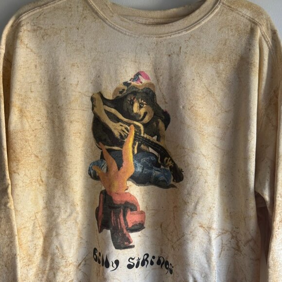 Billy Strings • Spring 2023 Tour Crewneck Sweatshirt Comfort Colors | Men’s L - Picture 2 of 6